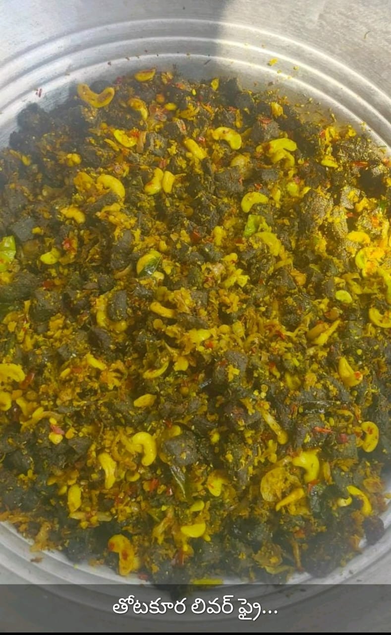 Thotakura Liver Fry (Veg)